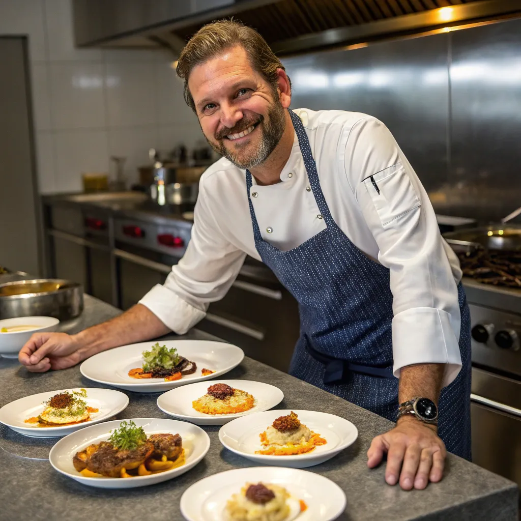 James Aldridge enjoying culinary success